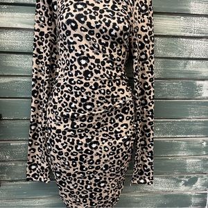 Leopard print dress